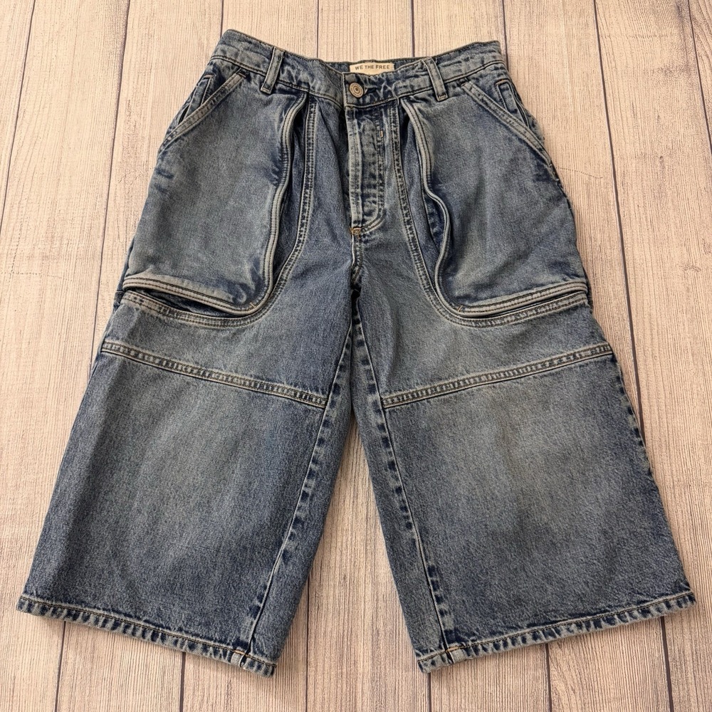 We The Free Havasu Slouchy Cropped‎ Jeans in Tahoe Size 25 Women's Summer
